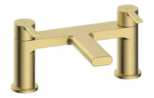 Aquarius Evolution Bath Filler Tap Brushed Brass