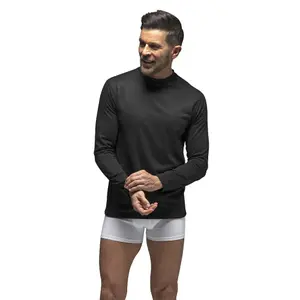 Heat Holders - Mens Long Sleeved Base Layer XXL Black