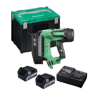 HiKOKI NT1865DM 18V Brushless Straight Finish Nailer 16G Nail Gun X2 5ah Case