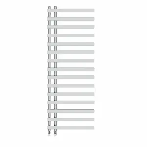 Rinse 1600 x 600mm Square Chrome Designer Heated Towel Rail Bathroom Ladder Radiator Warmer - Central Heating Towel Radiator