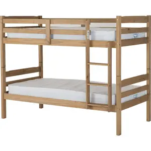 Alfano Single (3') Standard Bunk Bed Natural Wax