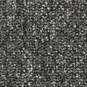 Black Carpet Tiles For Contract, Office, Shop, 3.5mm thick Tufted Loop Pile, 5m² 20 Tiles Per Box