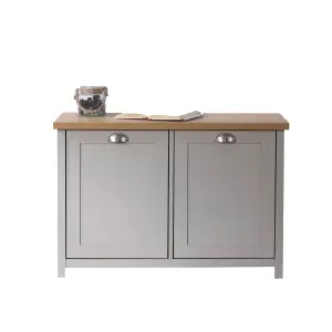 GFW Lancaster Shoe Storage Grey