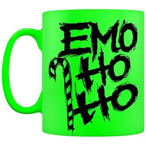 Grindstore Emo Ho Ho Neon Christmas Mug Green/Black (One Size)