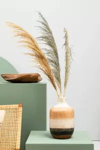 Fiori Pampas Grass Blue Stem Artificial Plant Foliage