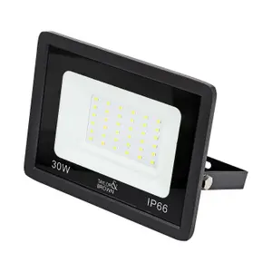 30W (Pack of 2) LED Security Light - Ip66 Floodlight - Energy-efficient And Wide Application - Cool White Waterproof Light