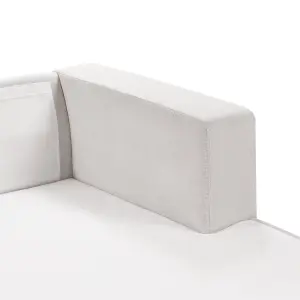 Corner Sofa LOFOTEN Off-White Fabric Left Hand