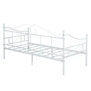 Roanne Single (90 X 190cm) Iron Daybed White