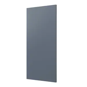 GoodHome Alisma Matt blue Slab Tall wall Cabinet door (W)400mm (H)895mm (T)18mm