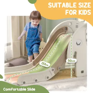 AIYAPLAY 3 in 1 Kids Slide for 1-3 Years, Elephant-Themed Indoor Slide