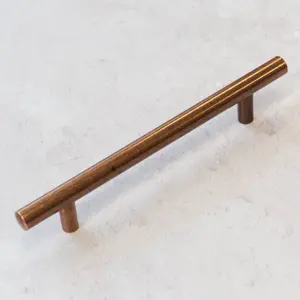 128mm Antique Copper Bar Handle