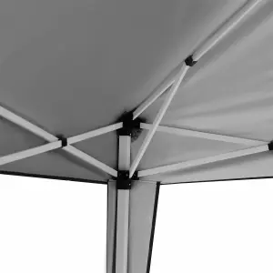 Outsunny 3 x 3 m Garden Pop Up Gazebo Marquee Party Tent Wedding Canopy Grey