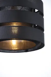 Trio Black Pendant Light shade (D)35cm