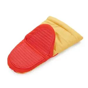 Pepperoni Pizza Slice Shaped Heat Resistant Single Oven Glove Mitten