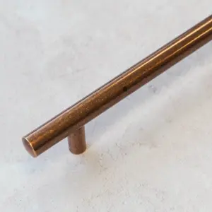 128mm Antique Copper Bar Handle