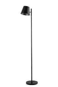 Luminosa COLT Task Floor Lamp Grey 37x160cm