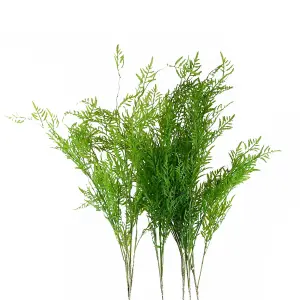 Pack of 6 x 120cm Artificial Boston Fern Stem