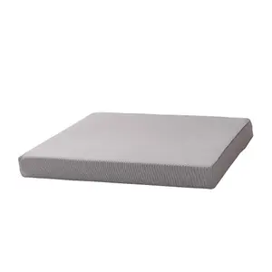 Outdoor Light Grey Garden Sofa Square Seat Cushion45cm W