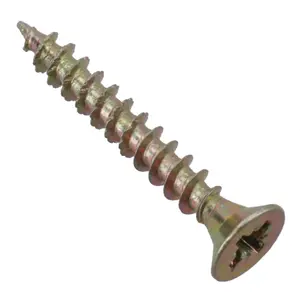 Countersunk Wood Screws 4.0 x 30mm Serrated Edge Prevent Splitting PZ2 400pc