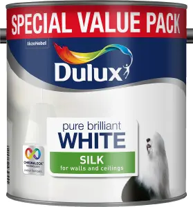 Dulux Silk Emulsion Paint 3L White