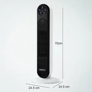 BELACO PTC TOWER HEATER WITH REMOTE - 12H TIMER