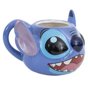 Lilo & Stitch 3D Ceramic 350ml Mug Blue (One Size)