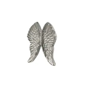 Melody Maison Metallic Silver Angel Wings Drawer Knob