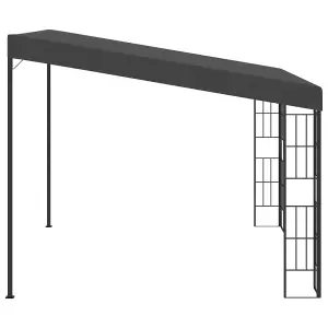 Berkfield Wall-mounted Gazebo 3x3 m Anthracite Fabric