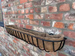 Heavy Duty Garden Wall Basket Trough Planters (W)1200mm