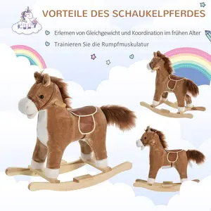 Messina Rocking Horse Brown