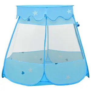 Berkfield Children Play Tent with 250 Balls Blue 102x102x82 cm