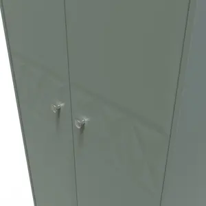 Toledo 2 Door Wardrobe in Reed Green (Ready Assembled)