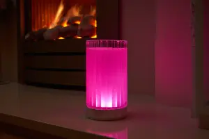 Auraglow Rechargeable Cordless Colour Changing LED Table Lamp - ROMAN