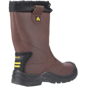 Amblers Safety FS245 Antistatic Pull On Safety Rigger Boot Brown