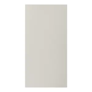 GoodHome Stevia Matt sandstone Slab 50:50 Tall larder Cabinet door (W)600mm (H)1181mm (T)18mm