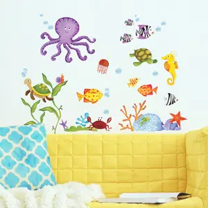 RoomMates Adventures Under The Sea Peel & Stick Wall Decals