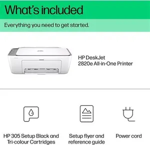 HP Deskjet 2820E All-In-One Wireless Printer, HP Instant Ink Compatible, Cement