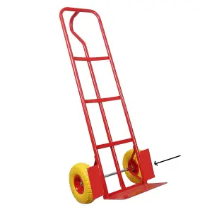 Sack Truck Hard with Hard Yellow Wheels