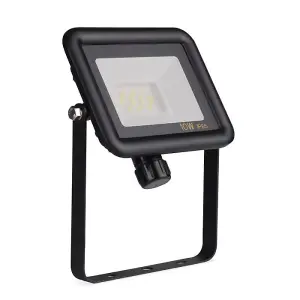 Bright Source 10w IP65 LED Black Floodlight - 4000k