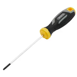 Draper TX-STAR Tamperproof Soft Grip Screwdriver, T10H x 100mm 13407