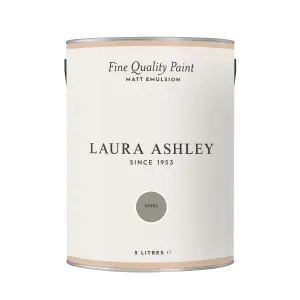 Laura Ashley Steel Matt Emulsion paint, 5L