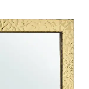 Beliani Glam Standing Mirror BRECEY Gold