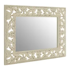 Interiors by Premier Hilda Cream Wall Mirror