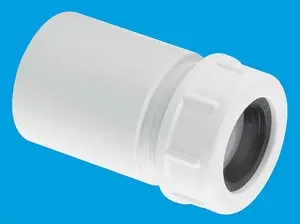 McAlpine R16 1.25" x 19/23mm Reducer in ABS White