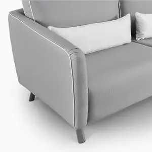 Emelda Grace Chloe Large Sofa - Grey