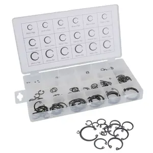 180pc Internal Circlips Snap Retaining Ring Assortment Fastener Set 3mm - 32mm