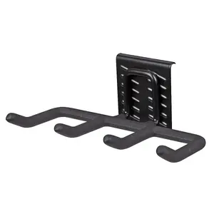 Sealey Storage Hook 4-Way PVC Wrapped & Powder Coated Max Load 30kg APH13