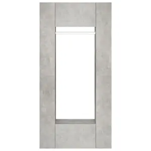 Berkfield Hallway Cabinets 2 pcs Concrete Grey Engineered Wood