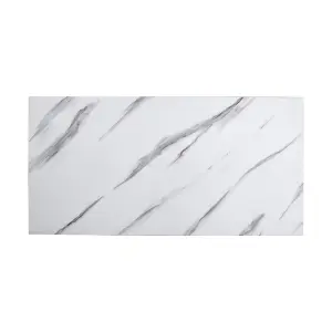 Wall Panel Set of 10 PVC Decorative Wall Panel Kitchen Waterproof Marble Effect Wall Panels