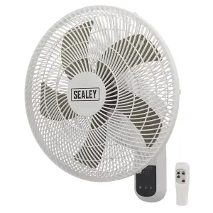 Sealey Wall Fan 3-Speed 18" with Remote Control 230V SWF18WR